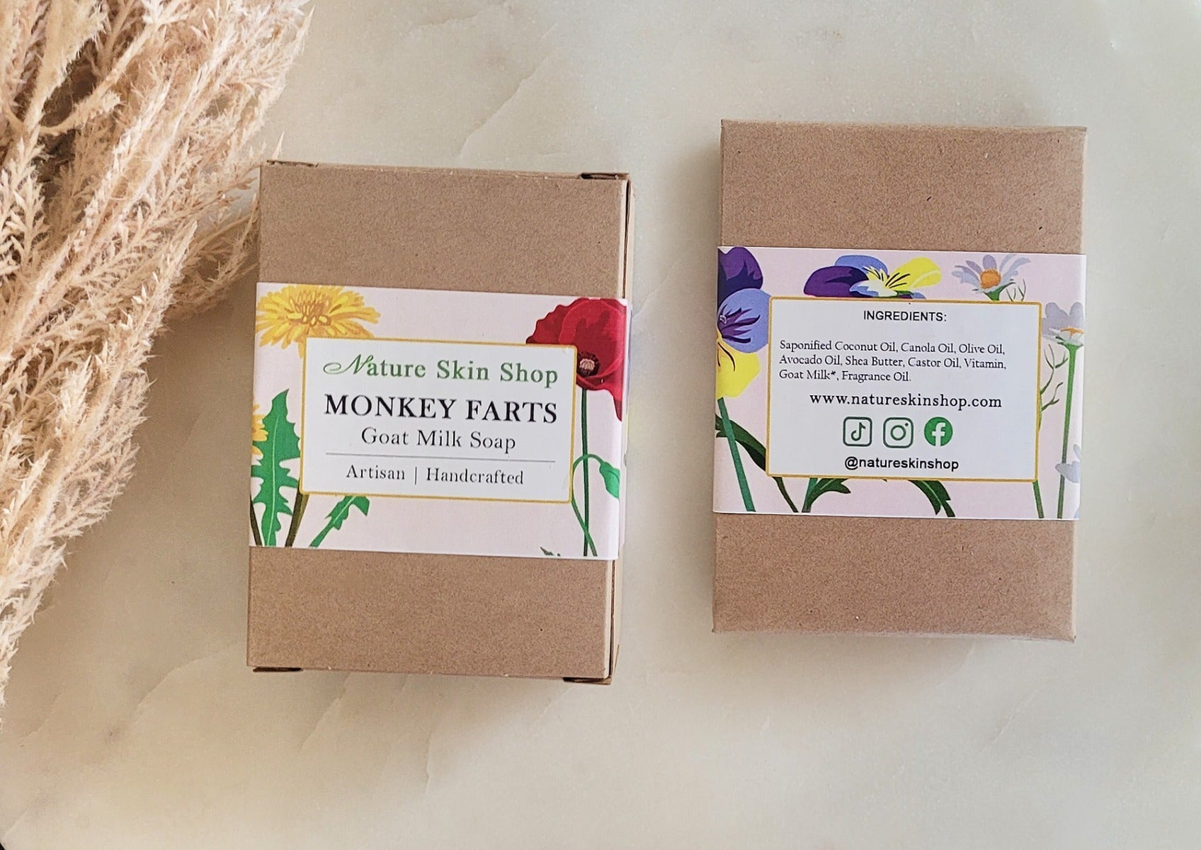 Monkey Farts Goat Milk Natural Soap, Cold Process-2