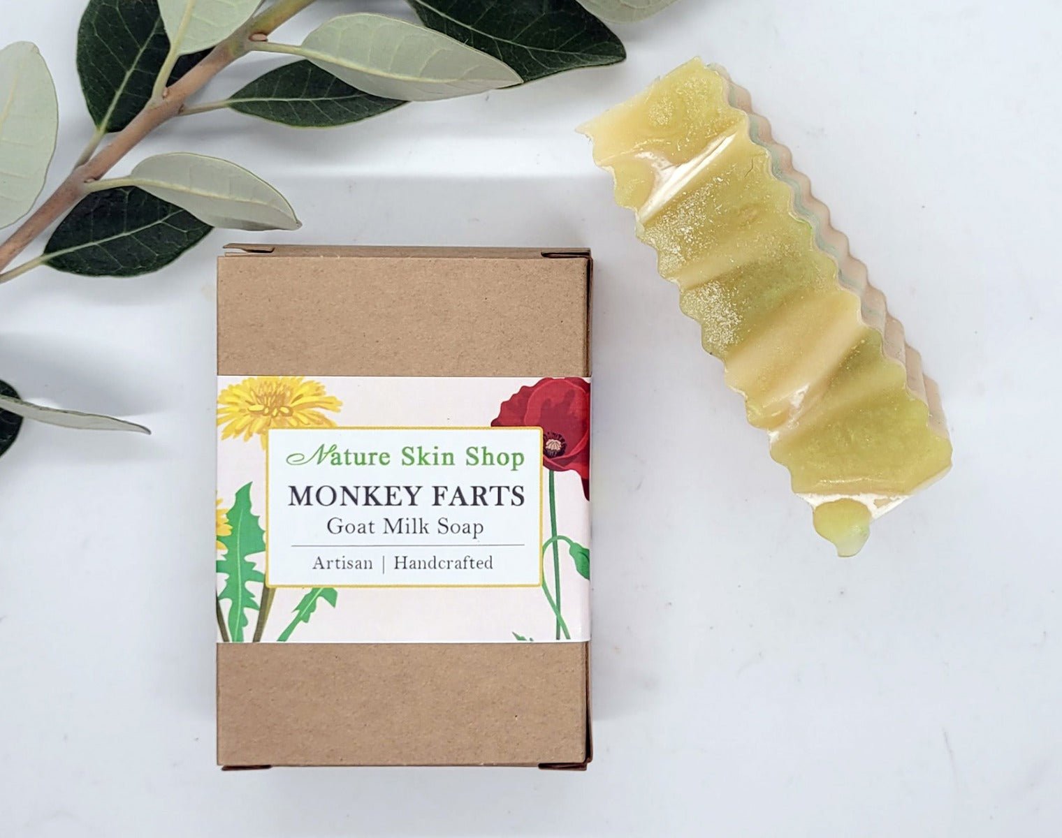 Monkey Farts Goat Milk Natural Soap, Cold Process-1